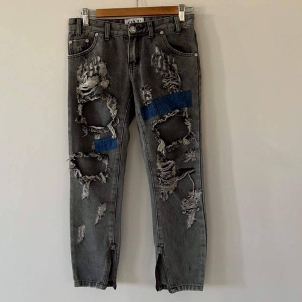 One Teaspoon Trashed Freebirds Jeans